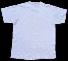 画像3: 90s USA製 Disneyディズニー ドナルドダック コットンTシャツ ボロ 白 L (3)
