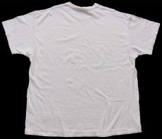 画像3: 90s Warner Bros LOONEY TUNES タズマニアンデビル 星条旗 コットンTシャツ 生成り XXL★特大 (3)
