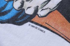 画像4: 90s Hanes Superman スーパーマン Doomsday 両面プリント コットンTシャツ ボロ 白 XL (4)