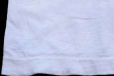 画像6: 90s USA製 Disneyディズニー ドナルドダック コットンTシャツ ボロ 白 L (6)