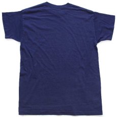 画像3: 90s Duck Head ワンポイント ロゴ刺繍 コットンTシャツ 紺 (3)
