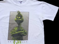 画像1: 90s Dr.Seuss GRINCH WEAR ドクタースース グリンチ コットンTシャツ 白 L (1)