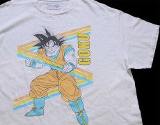画像1: DRAGONBALL SUPER ドラゴンボール超 GOKU 孫悟空 コットンTシャツ 生成り XL (1)