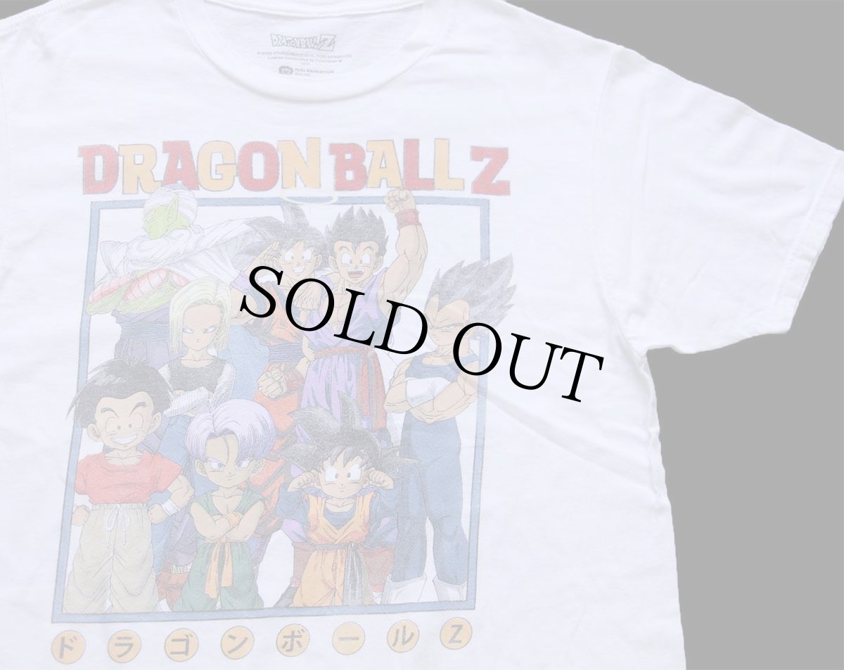 画像1: DRAGONBALL Z ドラゴンボールZ 孫悟空 孫悟飯 トランクス ベジータ ピッコロ キャラクター コットンTシャツ 白 M (1)