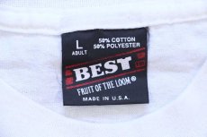 画像4: 90s USA製 NAVY USS ABRAHAM LINCOLN CVN 72 航空母艦 フォトプリント Tシャツ 白 L (4)