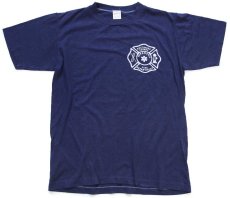 画像2: 80s USA製 BALTIMORE COUNTY PARAMEDIC FIRE DEPARTMENT Tシャツ 紺 (2)
