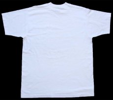 画像3: 90s USA製 NAVY USS ABRAHAM LINCOLN CVN 72 航空母艦 フォトプリント Tシャツ 白 L (3)