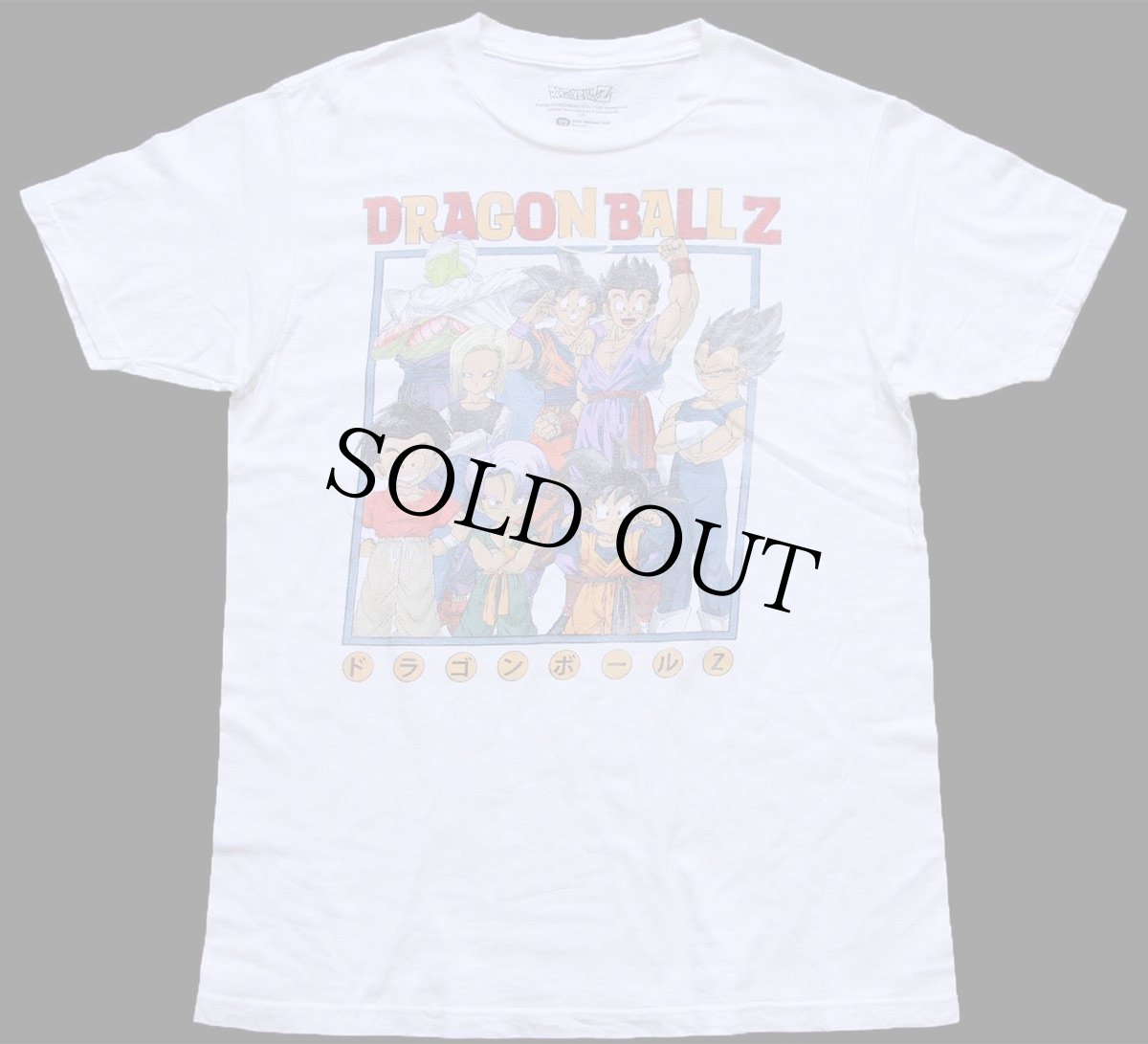 画像2: DRAGONBALL Z ドラゴンボールZ 孫悟空 孫悟飯 トランクス ベジータ ピッコロ キャラクター コットンTシャツ 白 M (2)