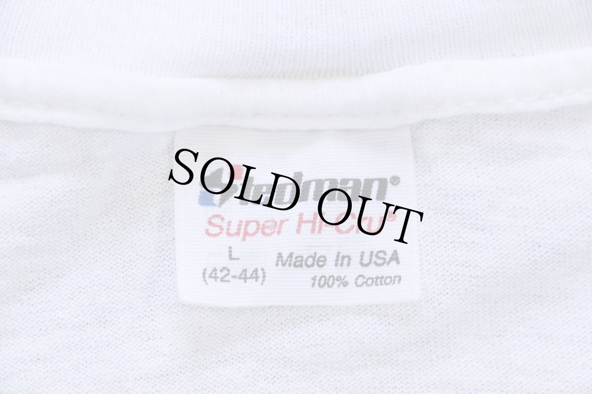 画像4: 90s USA製 MLB THE CINCINNATI REDS CHAMPIONS! ニュースペーパー フォトプリント コットンTシャツ 白 L (4)