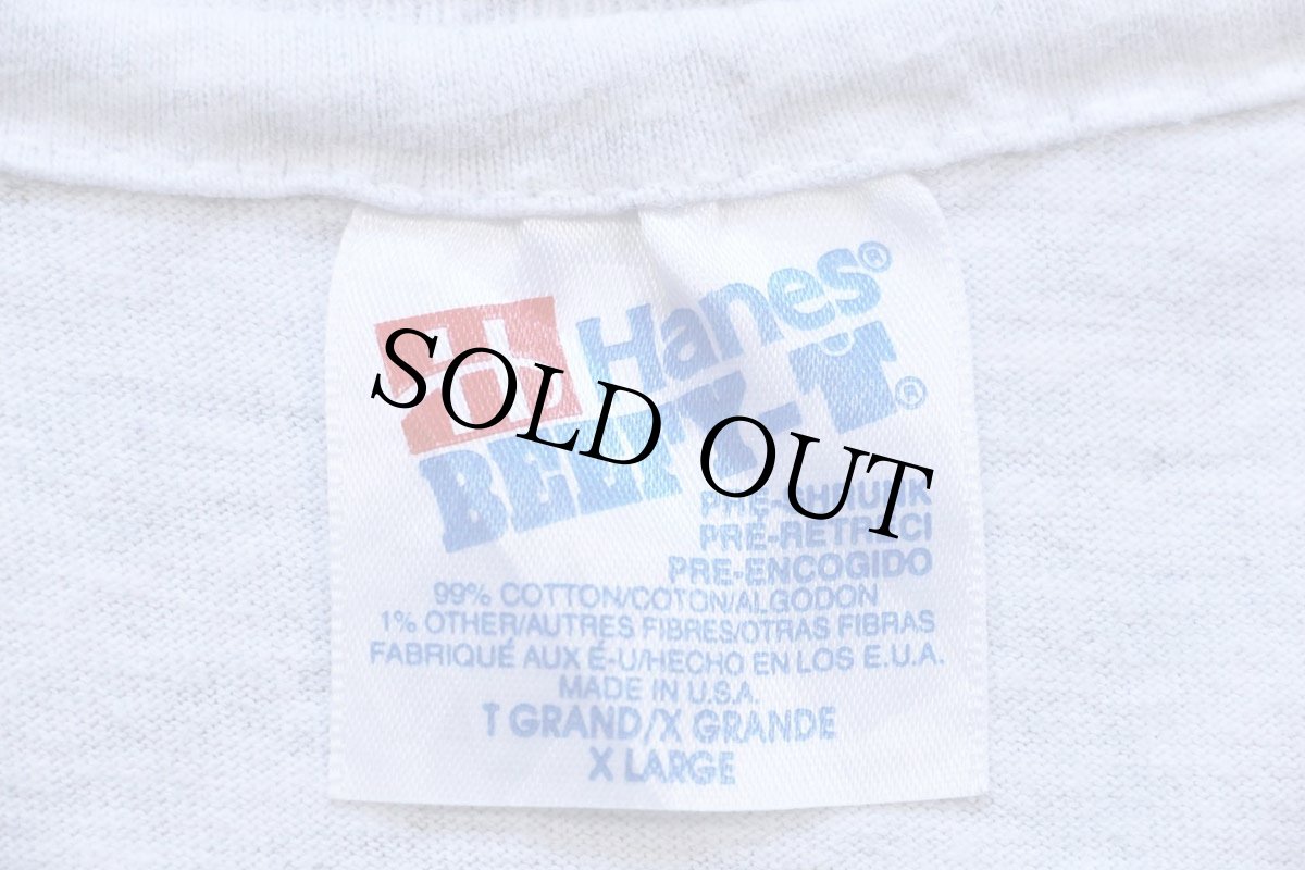 画像5: 90s USA製 Hanes F-16 FIGHTING FALCON 戦闘機 コットンTシャツ 杢ライトグレー XL (5)