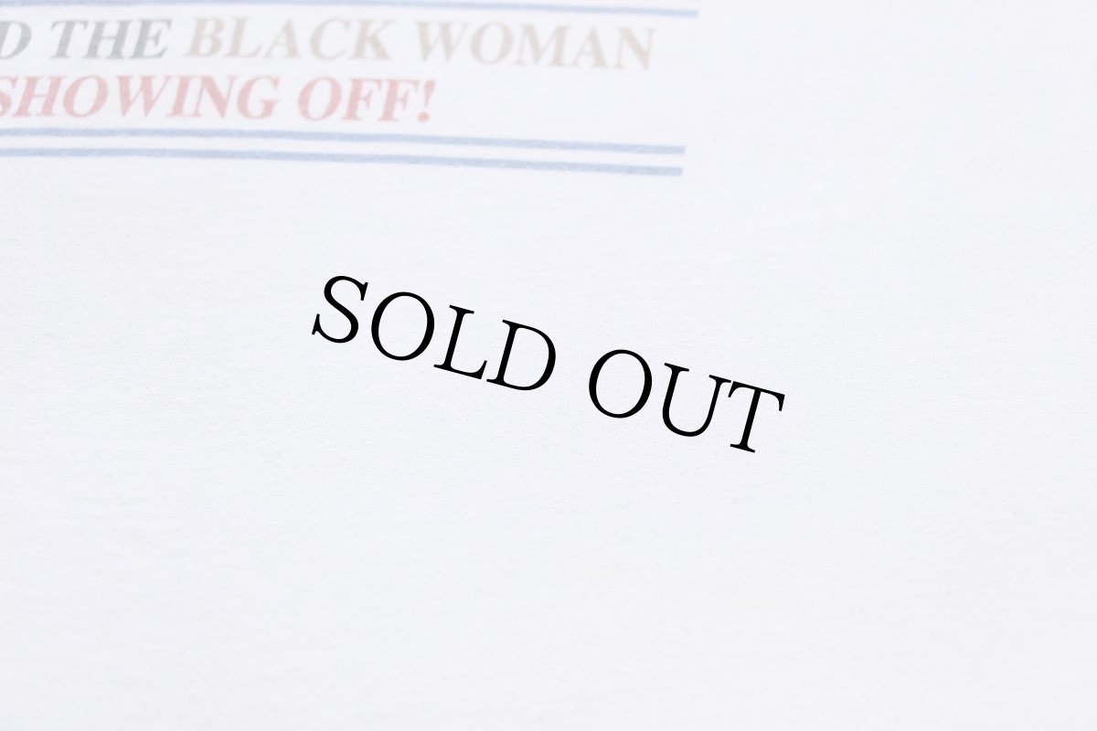 画像5: 90s The Beautiful BLACK WOMAN コットンTシャツ 白 XL (5)