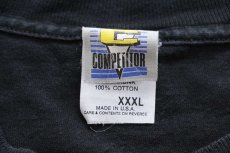 画像7: 80s USA製 NBA DENVER NUGGETS ロゴ コットンTシャツ 黒 XXXL★特大 (7)