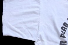 画像6: 90s USA製 RUSSELLラッセル POLAR BEAR CAPITAL OF THE WORLD シロクマ アート コットンTシャツ 白 XL (6)