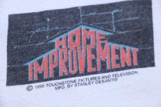 画像5: 90s HOME IMPROVEMENT WARNING STOP THE WHINING コットンTシャツ 白 L (5)