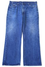 画像2: 90s USA製 Levi'sリーバイス 517 デニムパンツ ヒゲ W40 L30★96 ブーツカット フレア ビンテージ オールド ジーンズ ビッグサイズ (2)