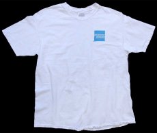 画像2: 00s Hanes AMERICAN EXPRESS アメリカン エキスプレス ロゴ コットンTシャツ 白 (2)