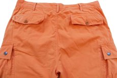 画像5: 00s ポロ ラルフローレン TROUSERS COMBAT コットンポプリン カーゴパンツ 薄オレンジ W33 L32 (5)