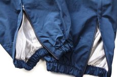 画像9: 00s 米軍 U.S.AIR FORCE PTU トレーニング ナイロンパンツ 紺 M/L★54 IPFU PFU (9)