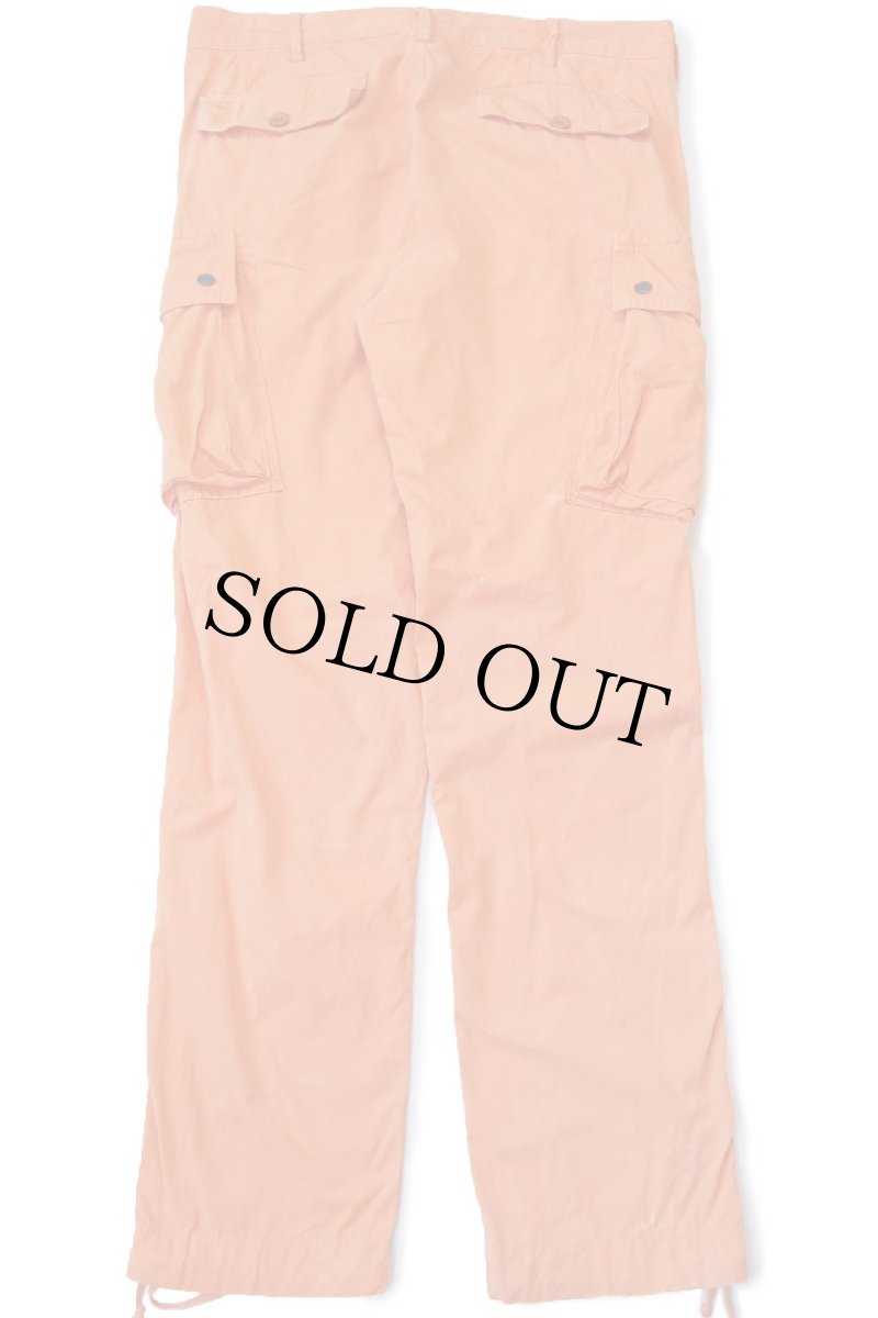 画像3: 00s ポロ ラルフローレン TROUSERS COMBAT コットンポプリン カーゴパンツ 薄オレンジ W33 L32 (3)