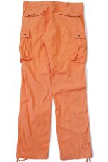 画像3: 00s ポロ ラルフローレン TROUSERS COMBAT コットンポプリン カーゴパンツ 薄オレンジ W33 L32 (3)