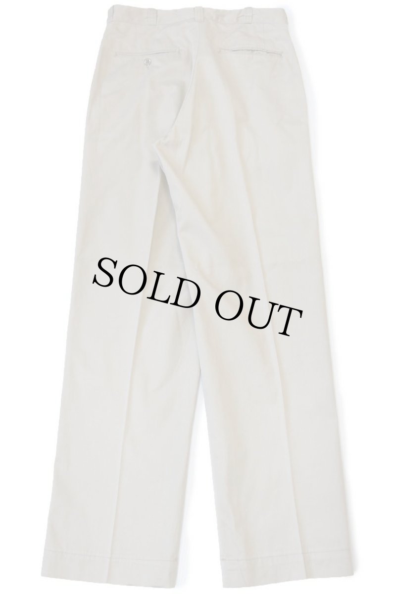 画像3: 70s 米軍 U.S.ARMY コットン×ポリエステル ツイル チノパン カーキ W31 L31 (3)