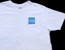 画像1: 00s Hanes AMERICAN EXPRESS アメリカン エキスプレス ロゴ コットンTシャツ 白 (1)