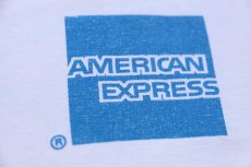 画像4: 00s Hanes AMERICAN EXPRESS アメリカン エキスプレス ロゴ コットンTシャツ 白 (4)