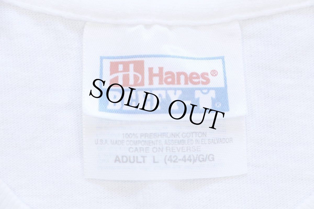 画像5: 00s Hanes KARATE 空手道 両面プリント コットンTシャツ 白 L (5)