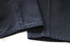 画像9: 00s carharttカーハート ダブルニー ダック地 オーバーオール 黒 W34 L30 (9)