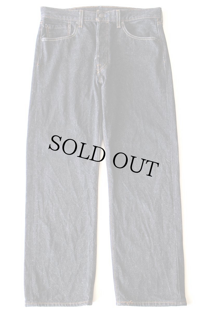 画像2: メキシコ製 Levi'sリーバイス 501 先染め ブラック デニムパンツ W34 (2)