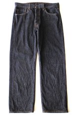 画像2: メキシコ製 Levi'sリーバイス 501 先染め ブラック デニムパンツ W34 (2)