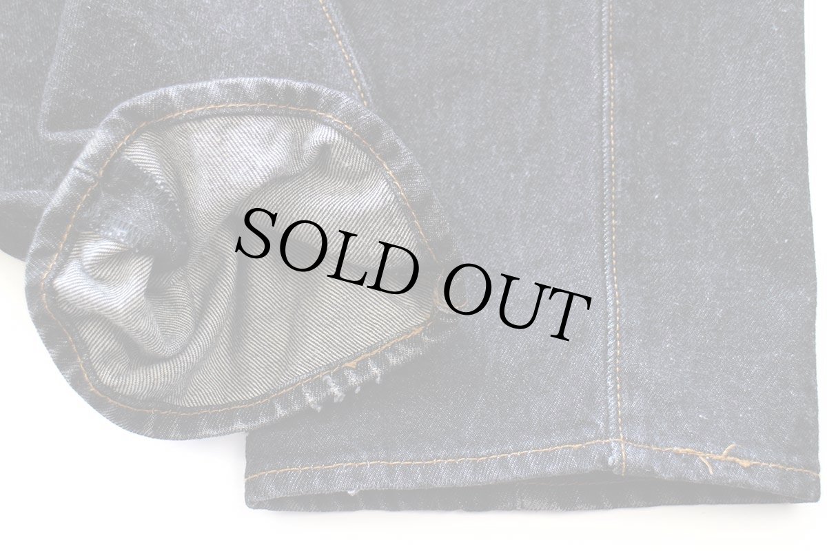 画像9: メキシコ製 Levi'sリーバイス 501 先染め ブラック デニムパンツ W34 (9)