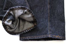 画像9: メキシコ製 Levi'sリーバイス 501 先染め ブラック デニムパンツ W34 (9)