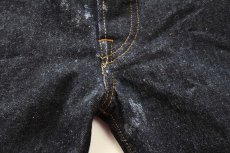 画像8: メキシコ製 Levi'sリーバイス 501 先染め ブラック デニムパンツ W34 (8)