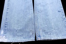 画像8: 80s USA製 Levi'sリーバイス 517 ブリーチ デニムパンツ ボロ W32★ブーツカット (8)