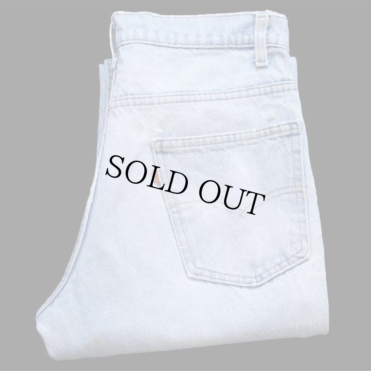 画像1: 80s USA製 Levi'sリーバイス 517 ブリーチ デニムパンツ ボロ W32★ブーツカット (1)