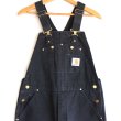 Carhartt 36✖️34 黒 ダック生地ダブルニー オーバーオール b49f52995aa132a11bf3293e055905