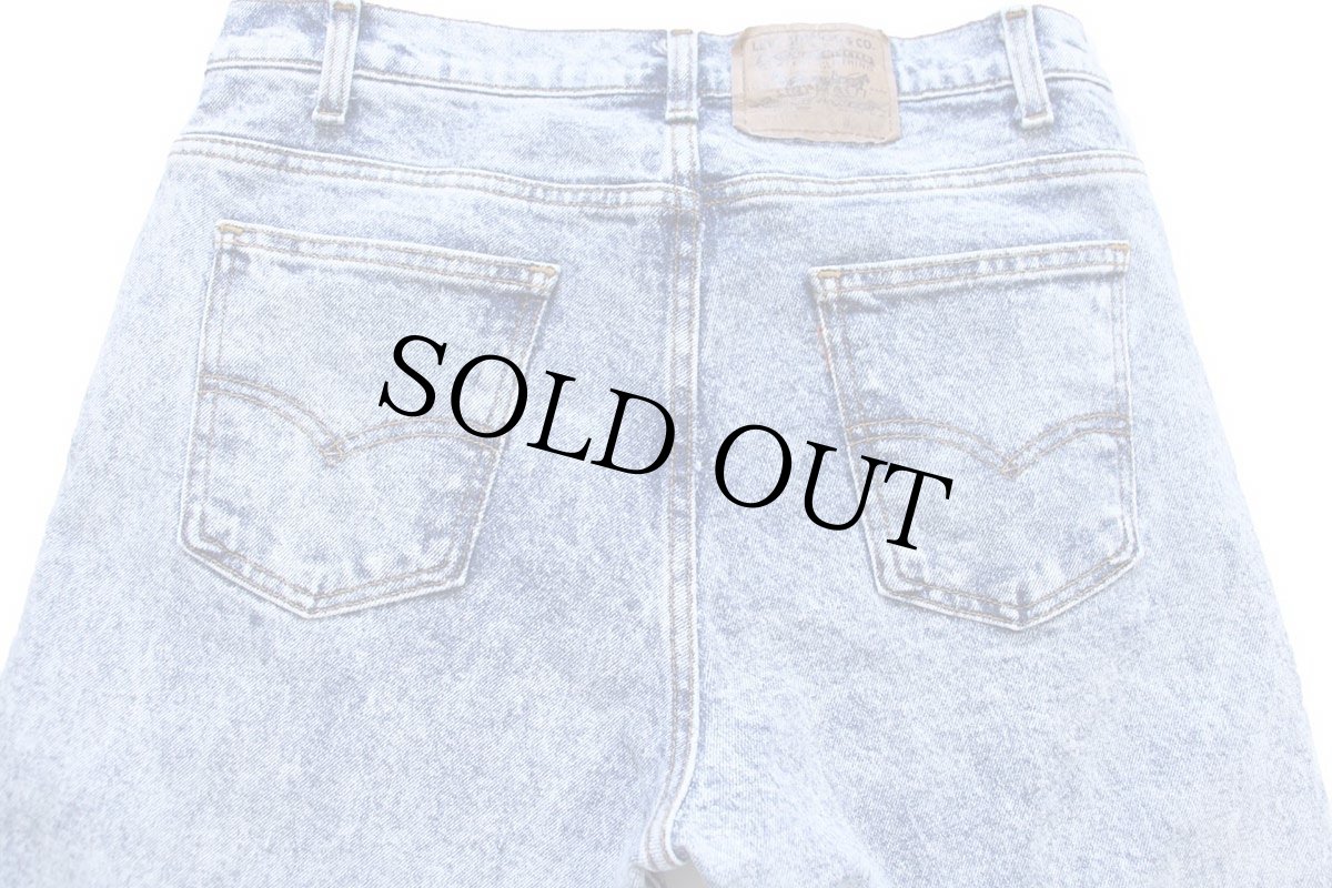 画像5: 80s USA製 Levi'sリーバイス 511 ケミカルウォッシュ ストレッチ デニムパンツ W34★アシッド (5)