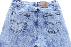 画像5: 80s USA製 Levi'sリーバイス 511 ケミカルウォッシュ ストレッチ デニムパンツ W34★アシッド (5)