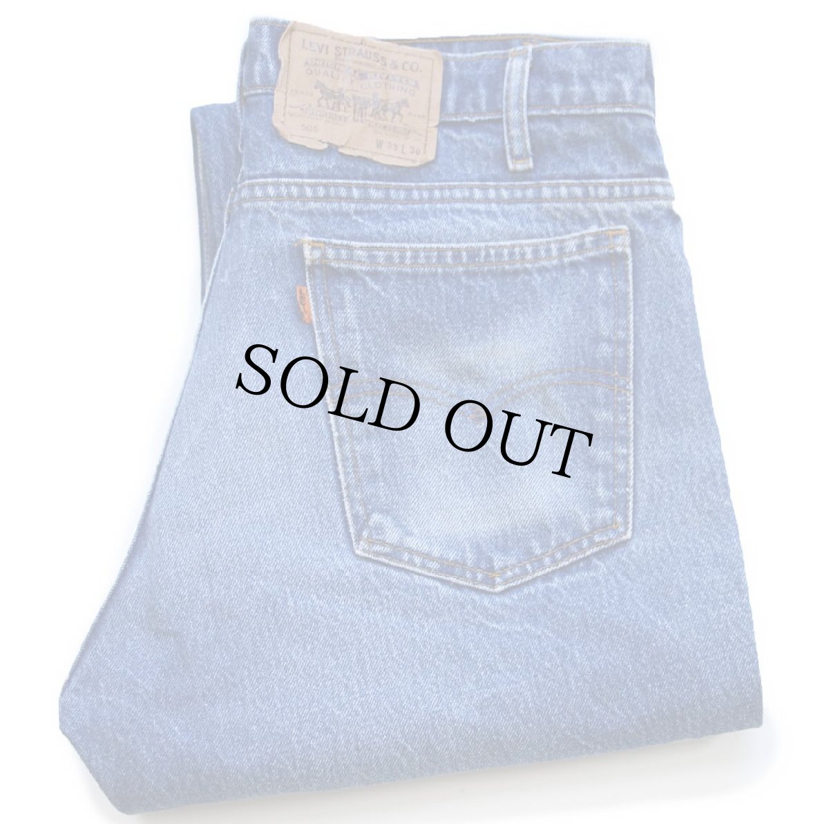 画像1: 90s USA製 Levi'sリーバイス 505 デニムパンツ W33 L30★175 (1)