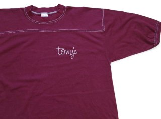 90s USA製 Kermit Clein カーミット クライン コットンTシャツ ワイン