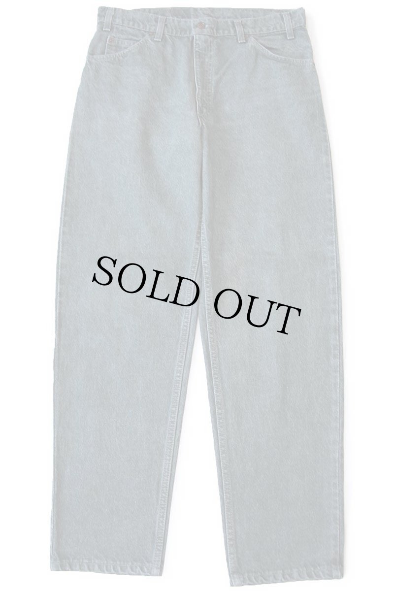 画像2: 90s USA製 Levi'sリーバイス 550 先染め カラーデニムパンツ 緑 W34 L30★19 (2)