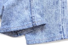 画像8: 80s USA製 Levi'sリーバイス 511 ケミカルウォッシュ ストレッチ デニムパンツ W34★アシッド (8)