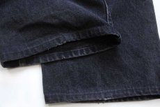 画像9: 90s USA製 Levi'sリーバイス 565 ブラック デニムパンツ W34 (9)