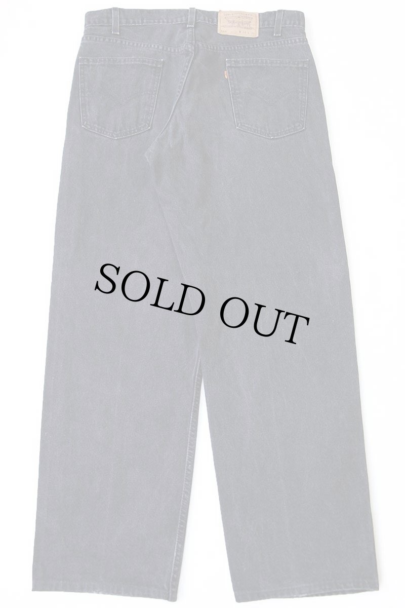 画像3: 90s USA製 Levi'sリーバイス 565 ブラック デニムパンツ W34 (3)