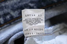 画像7: 80s USA製 Levi'sリーバイス 511 ケミカルウォッシュ ストレッチ デニムパンツ W34★アシッド (7)