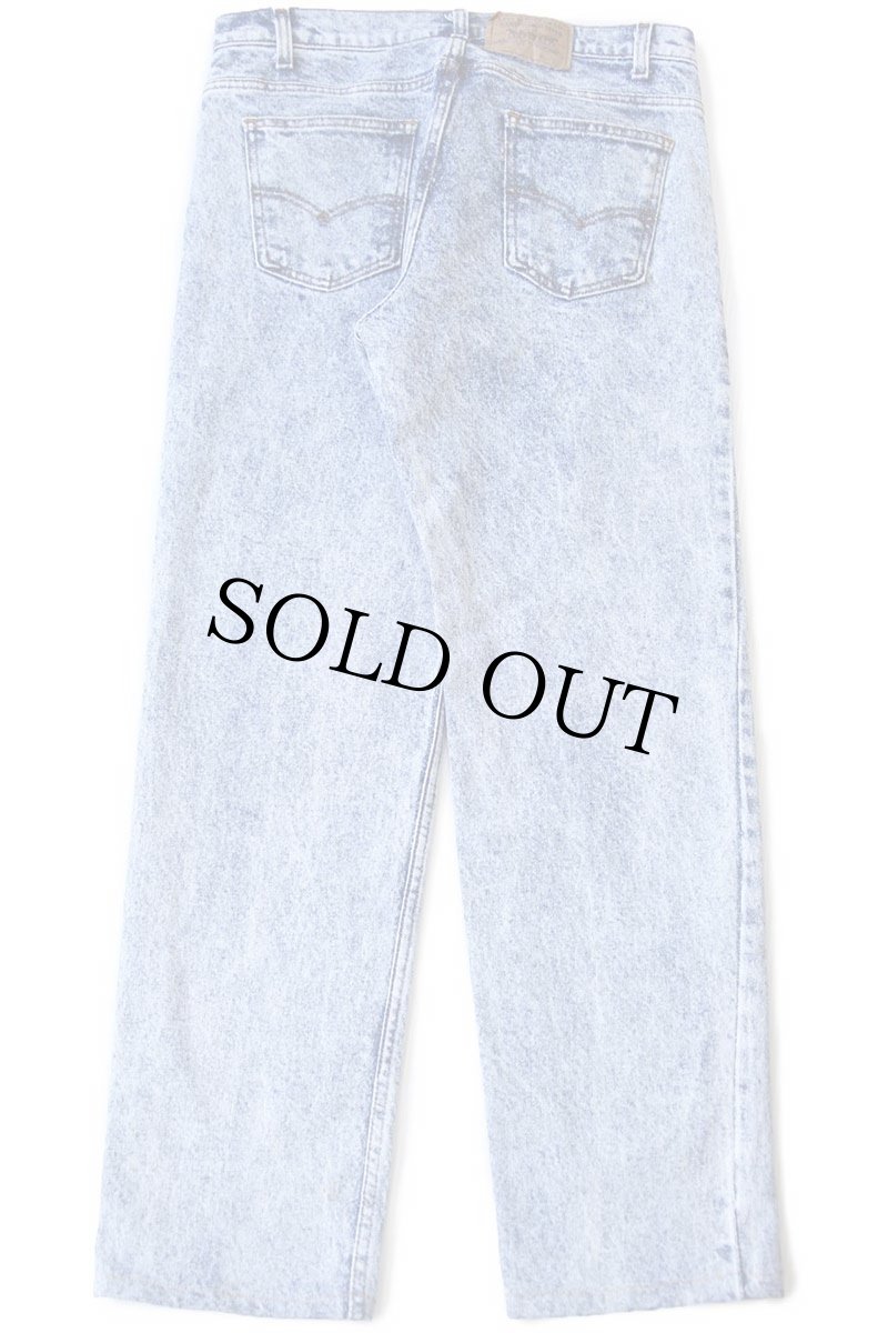 画像3: 80s USA製 Levi'sリーバイス 511 ケミカルウォッシュ ストレッチ デニムパンツ W34★アシッド (3)