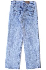 画像3: 80s USA製 Levi'sリーバイス 511 ケミカルウォッシュ ストレッチ デニムパンツ W34★アシッド (3)