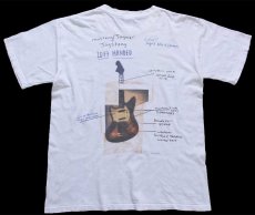 画像3: 00s Kurt Cobain カートコバーン ギター フェンダー 両面フォトプリント コットンTシャツ 白 M★ニルヴァーナ (3)
