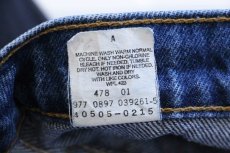 画像7: 90s Levi'sリーバイス 505 デニムパンツ W40 L30★169 (7)